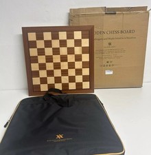18.875” NEW Professional Wooden Tournament Chess Board Mahogany & Maple 20”