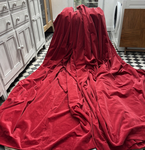 Vintage cotton velvet - vintage,