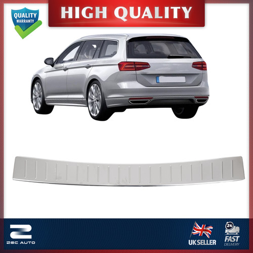 Chrome rear bumper protector - chrome,