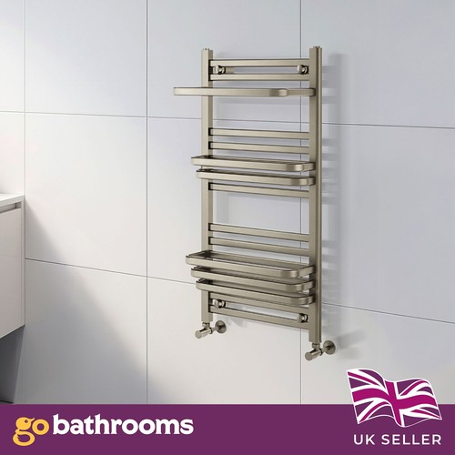 Nickel bathroom radiator - nickel,