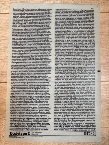 Letraset letter transfer - 1,