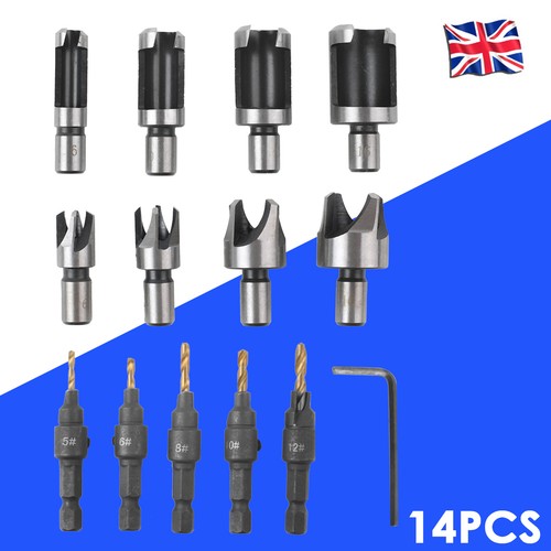 14pcs pack countersink drill - 14pcs,