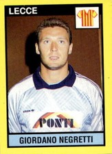 Figurina calciatori Vallardi New anno 1988/89 # 156 Lecce Negretti