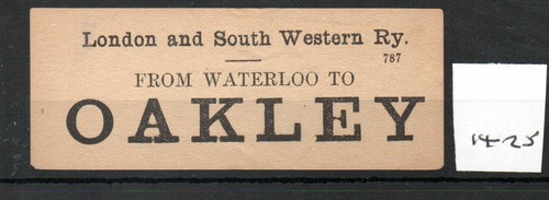 London south western railway - &,