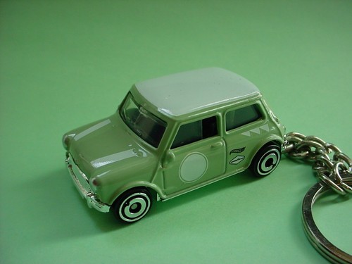 Green mini cooper - 3d,