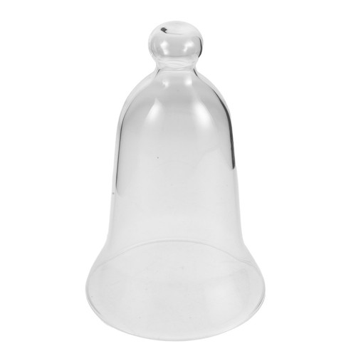 Clear glass dome cloche - dome,