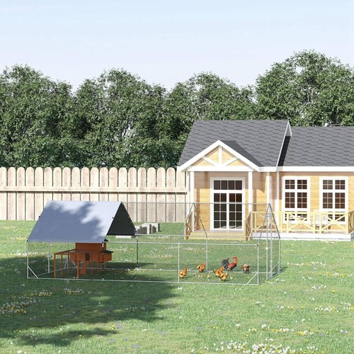 Large metal chicken coop - metal,