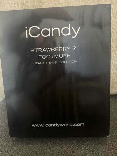 Icandy footmuff red fits - icandy, red,