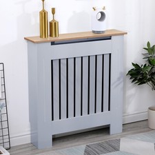 White Radiator Cover Cabinet