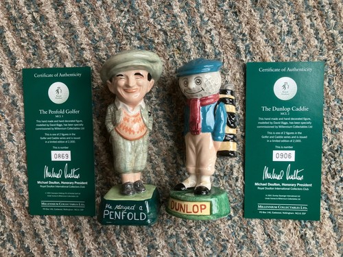 Pair royal doulton golf - of,