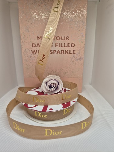 Champagne gold ribbon dior - 1m,