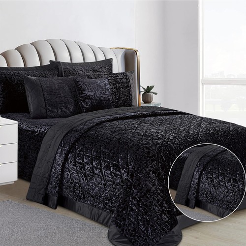 Piece plush crushed velvet - crushed,