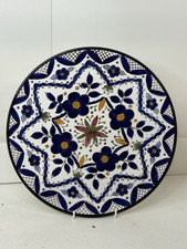 Very Large Beautiful Colorful Decorative Ceraplat 12.5” Plate Made In Spain