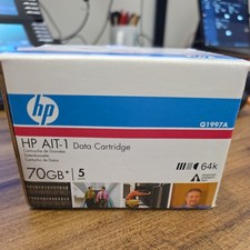 LOT of 5 HP AIT-1 data Cartridge 70 GB  Backup Tape Q1997A BRAND NEW