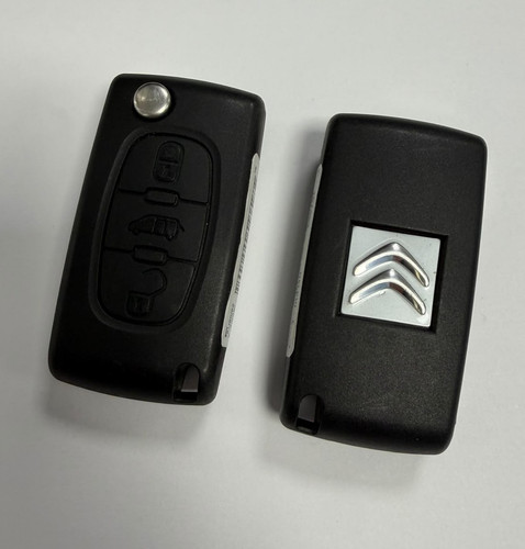 Citroen flip key fob - , button