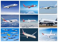 AIRLINES PLANES POSTER PRINT