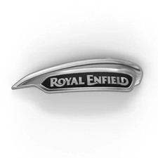 Fuel Petrol Gas Tank Badge Emblem Set For Royal Enfield Meteor 350cc Right Left