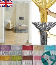 UK Hanging Beaded Curtain String Door Window Curtains Tassel Fly Screen Panel