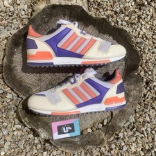 Premium Vintage Adidas ZX Orange Purple Cream White UK8 EU42 CM26.5 US8.5 US9.5W