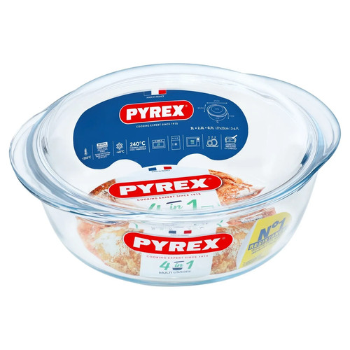 Pyrex round casserole dish - pyrex,