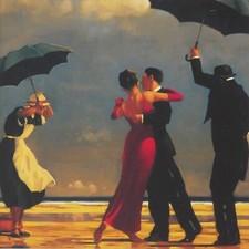 Jack Vettriano Dancing Pair ""The Singing Butler"" Detail Offset Lithograph