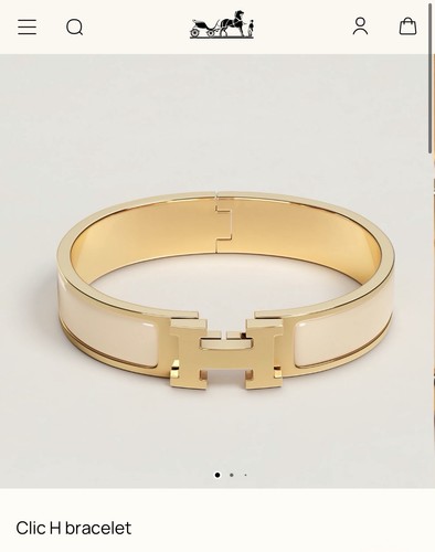 Hermès clic enamel hinged - enamel,