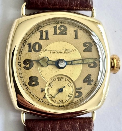 Iwc schafhausen 14k gold - iwc,