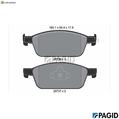 Brake pad set disc - brake,