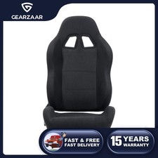 Racing Bucket Seat Large Car Seat + Runners Adjustable Breathable fit Cars Best