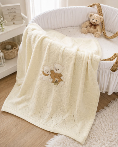 Large baby christening shawl - baby,