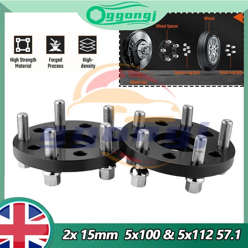 2x15mm black hubcentric wheel - 2x15mm,
