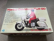 Rare Vintage Kyosho No. 2373 1/6 Graupner Harley Davidson FLH-80 RC Motorcycle