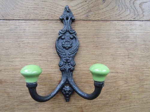 Rustic iron coat hook - , retro