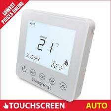 Underfloor Heating Thermostat | T5 LCD Touchscreen | Programmable in WHITE