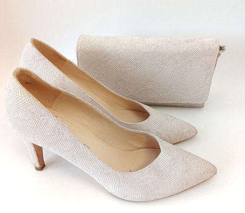 Peter kaiser cream - cream, snakeskin
