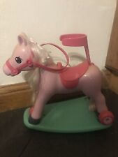 Baby Born Zapf creations roll along/rocking horse pink For Doll Rare