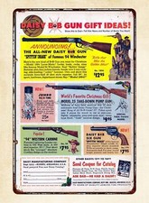 airgun bb gun ad rifle tin