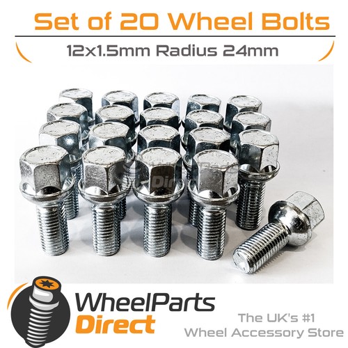 Alloy wheel bolts 12x1 - bolts, (20)