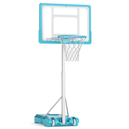 Pool basketball hoop - pool,