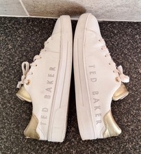 * TED BAKER * WHITE LEATHER