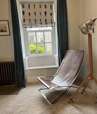 Luxury Italian Marcello Cuneo Leather Lounge Chairs Bauhaus