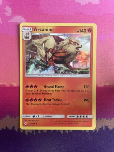 Pokemon card arcanine - pokemon, unbroken