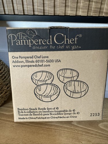 Pampered chef bamboo petite - chef,