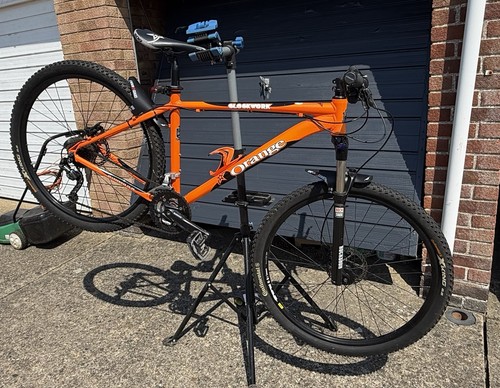Orange clockwork mountain bike - orange,