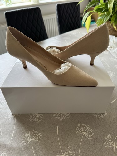 Emmy london blush suede court - london,