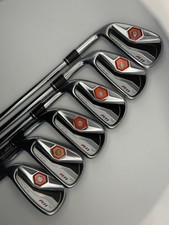 Taylormade Left Handed Irons 3-8 Regular Steel Shafts Excellent Condition Golf