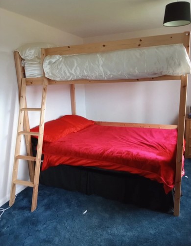Double high sleeper bed - high, &