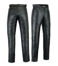 Mens  Motorcycle Leather Jeans
