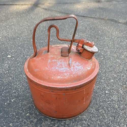 Vintage red metal - red, &