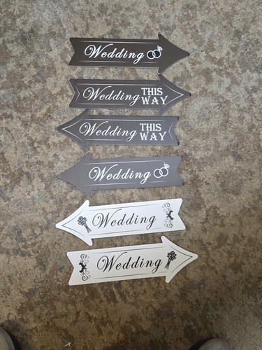 Pcs wedding directional - 6,